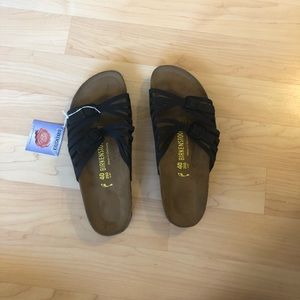BRAND NEW BLACK BIRKENSTOCKS